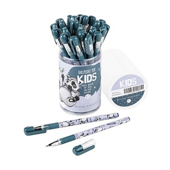 РУЧКА "MagicWrite. Kids. Енот" ШАРИКОВАЯ, 0.5 ММ, СИНЯЯ