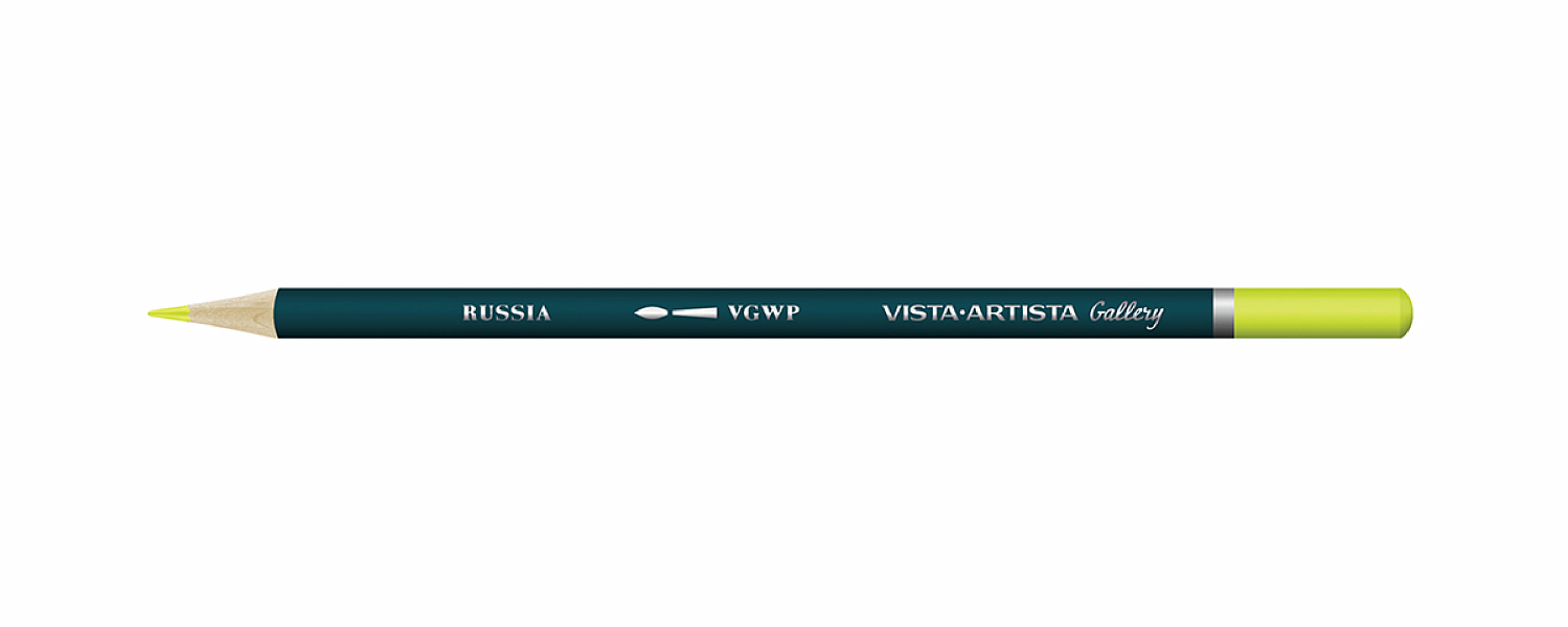 "VISTA-ARTISTA"   "Gallery"   VGWP   Карандаш акварельный художественный   заточенный   . 610 Желто-